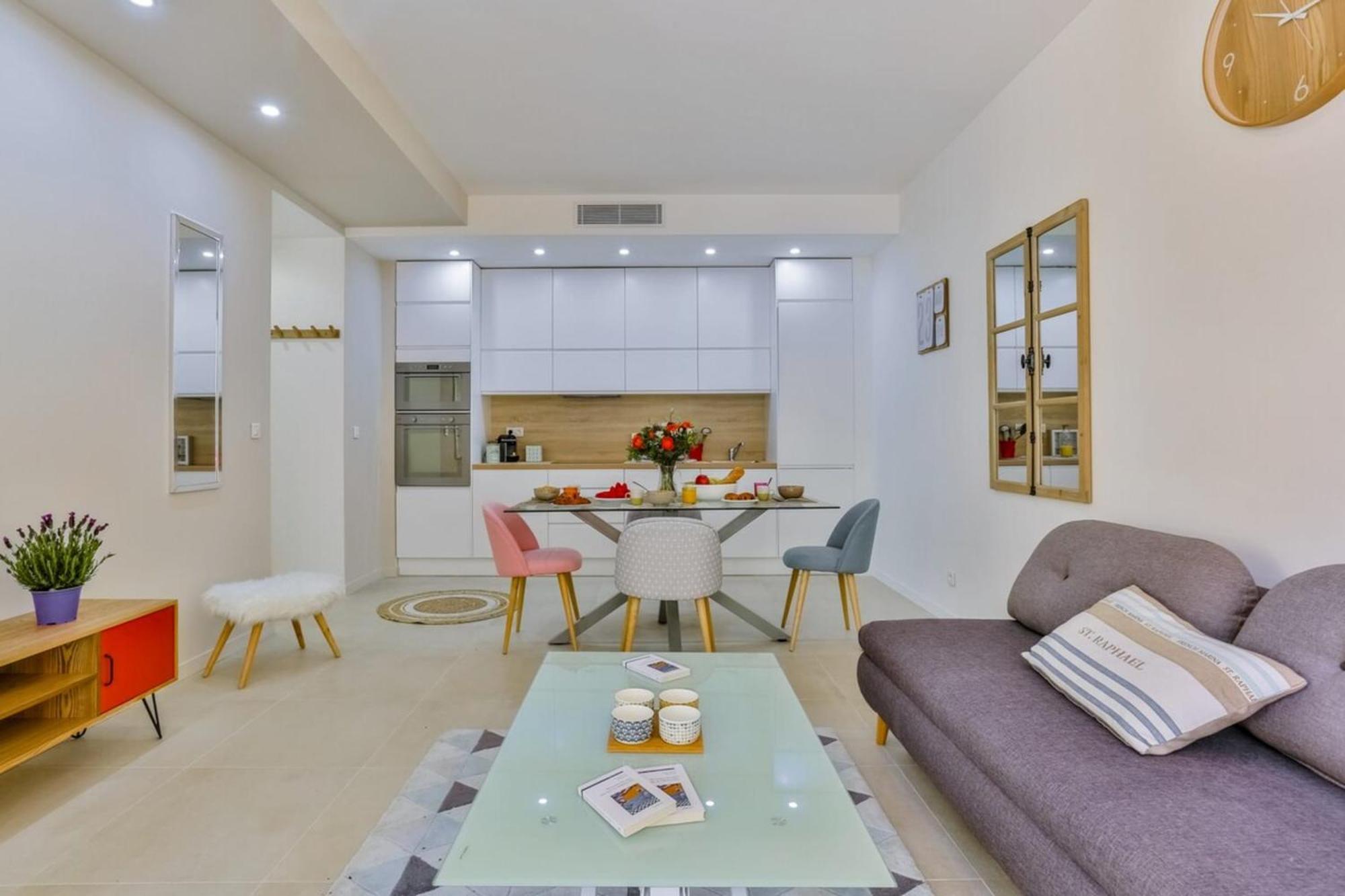 Апартаменты France 82 Tp -1 Min From The Sea - Terrace - Parking Ницца Экстерьер фото