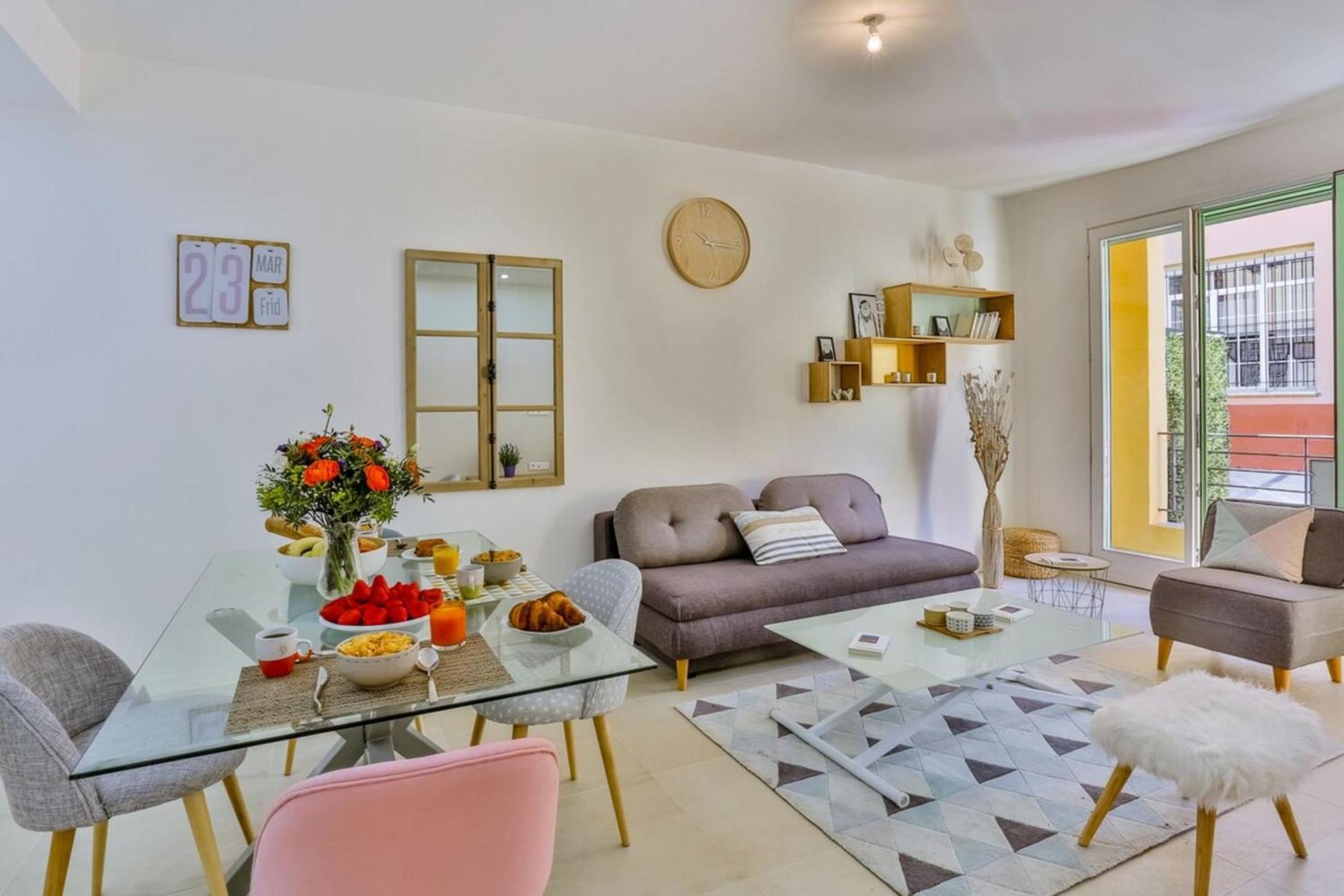 Апартаменты France 82 Tp -1 Min From The Sea - Terrace - Parking Ницца Экстерьер фото