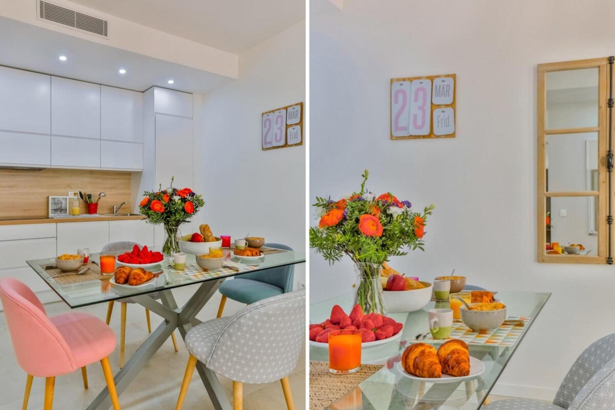 Апартаменты France 82 Tp -1 Min From The Sea - Terrace - Parking Ницца Экстерьер фото