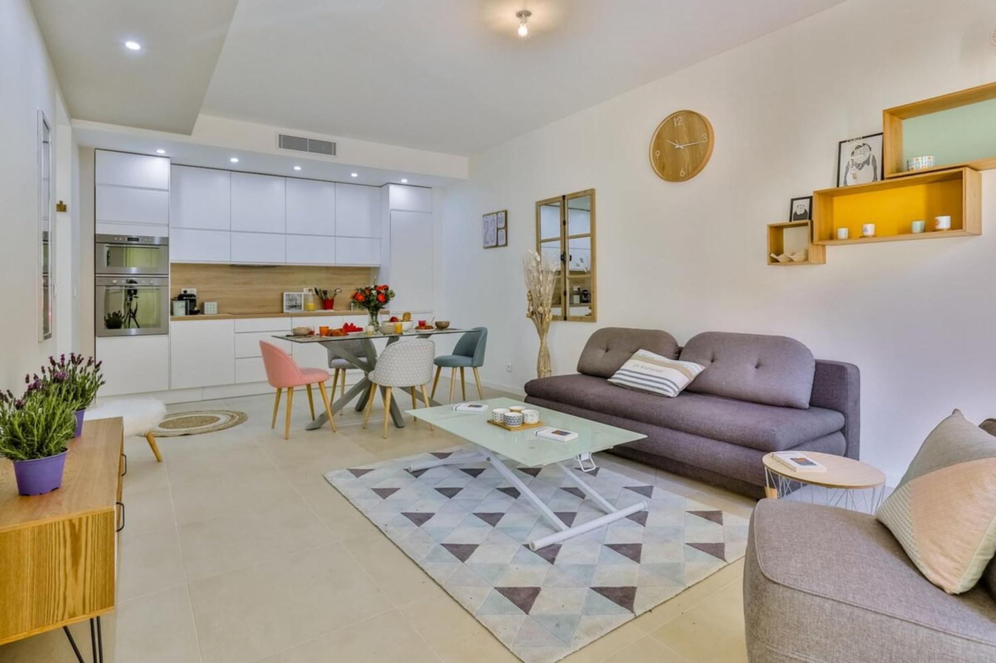 Апартаменты France 82 Tp -1 Min From The Sea - Terrace - Parking Ницца Экстерьер фото