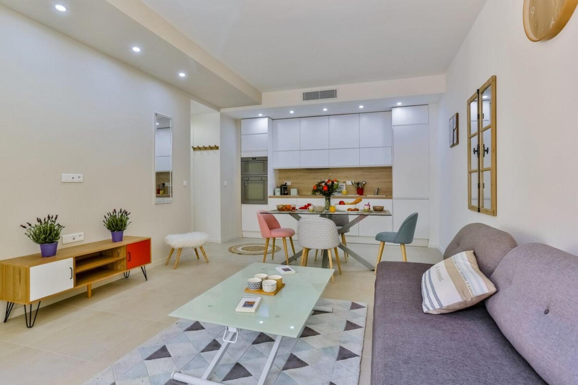 Апартаменты France 82 Tp -1 Min From The Sea - Terrace - Parking Ницца Экстерьер фото